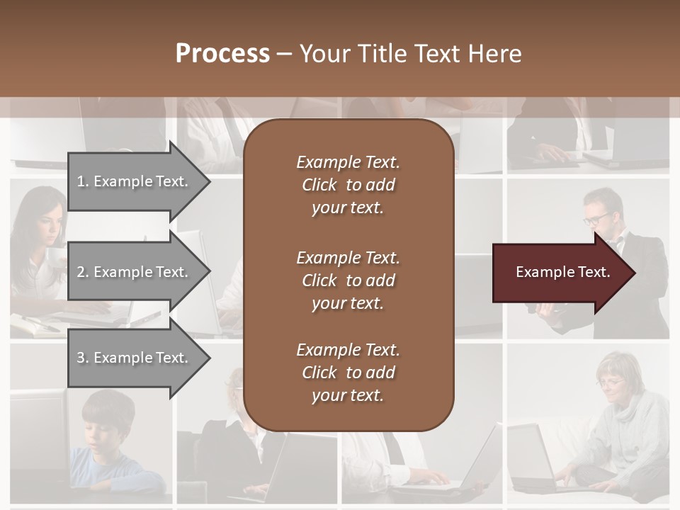 Laptop Computer Notebook PowerPoint Template
