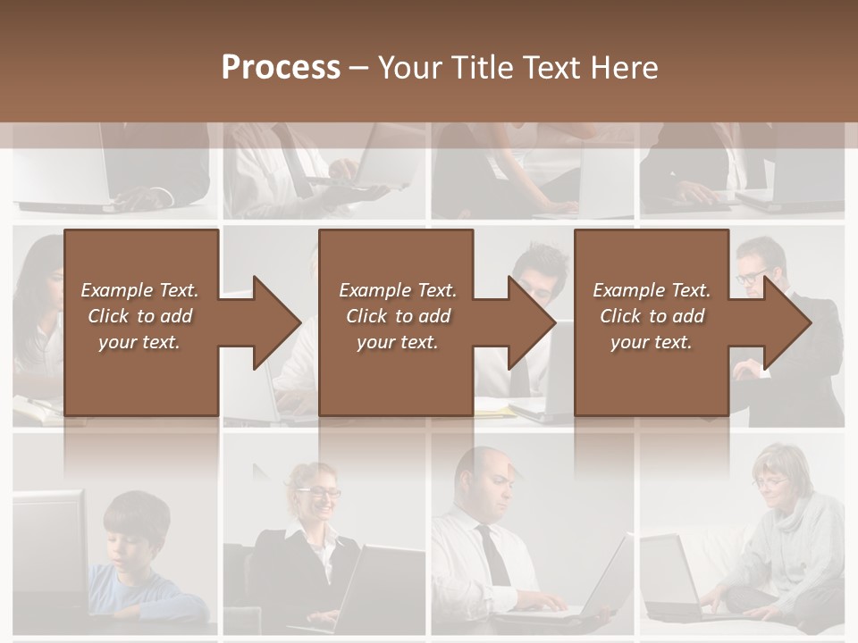 Laptop Computer Notebook PowerPoint Template