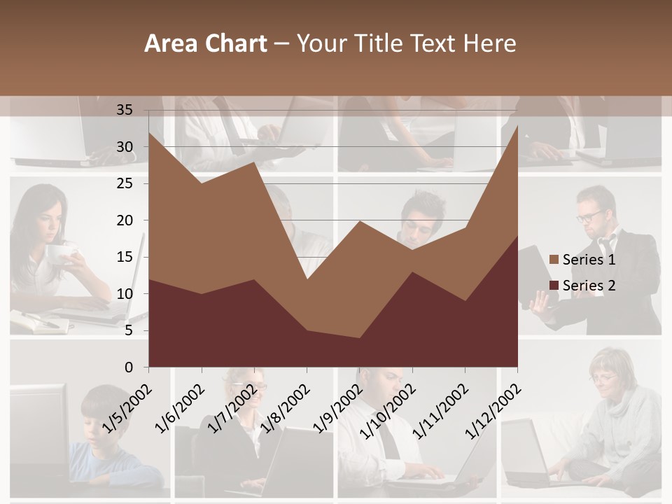 Laptop Computer Notebook PowerPoint Template