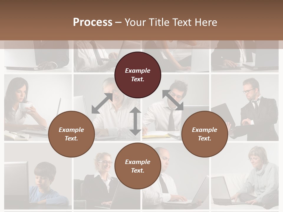 Laptop Computer Notebook PowerPoint Template