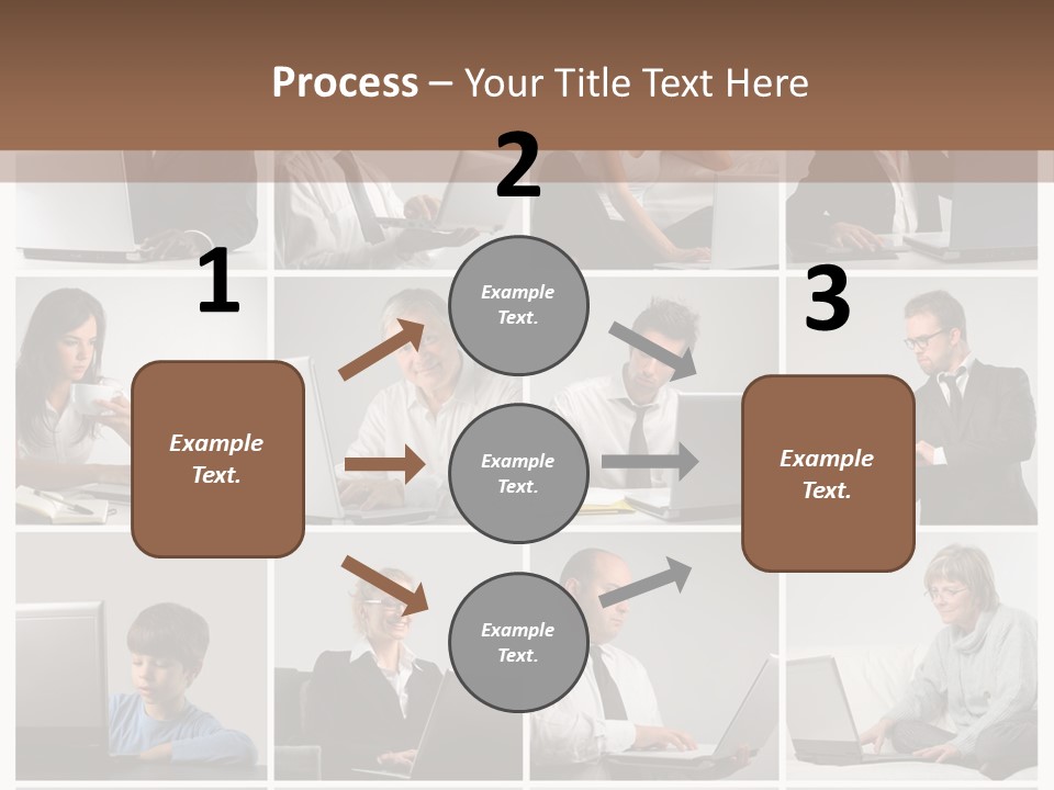 Laptop Computer Notebook PowerPoint Template