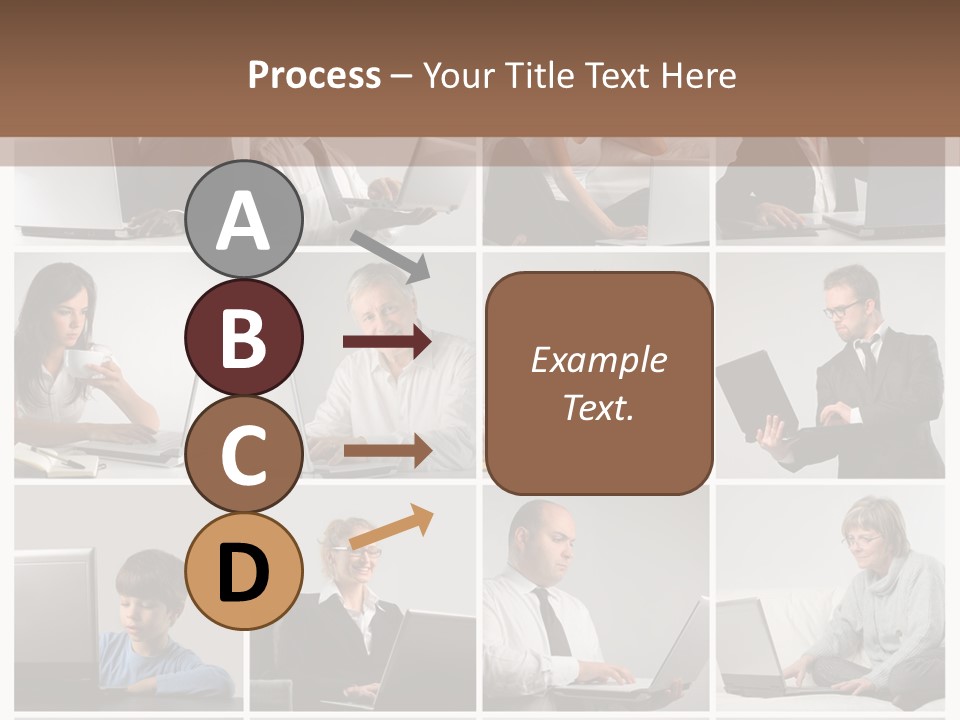 Laptop Computer Notebook PowerPoint Template