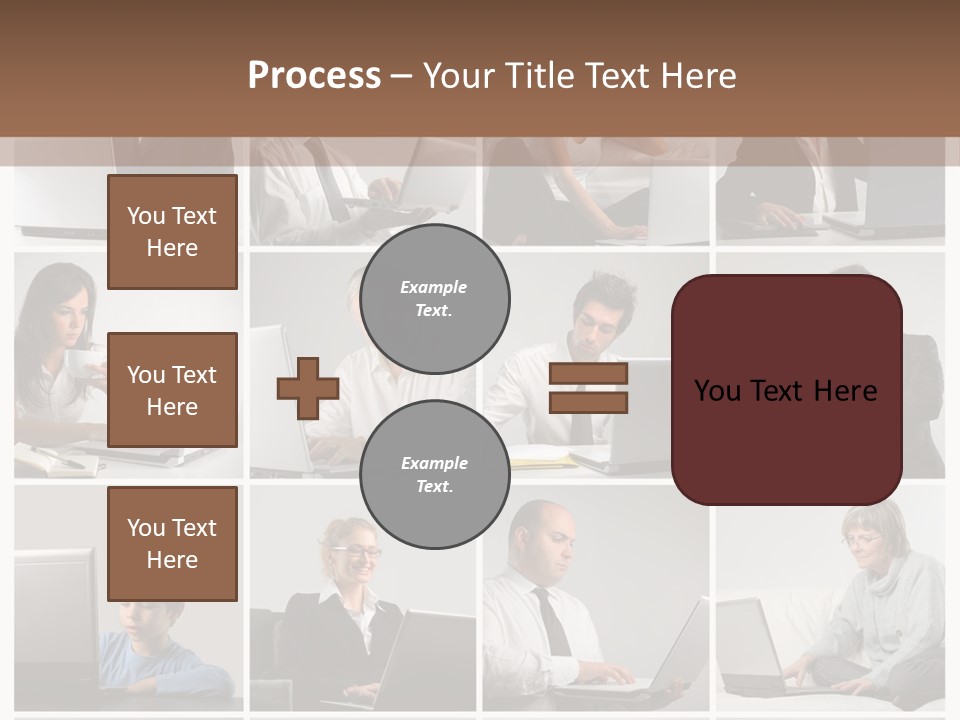 Laptop Computer Notebook PowerPoint Template