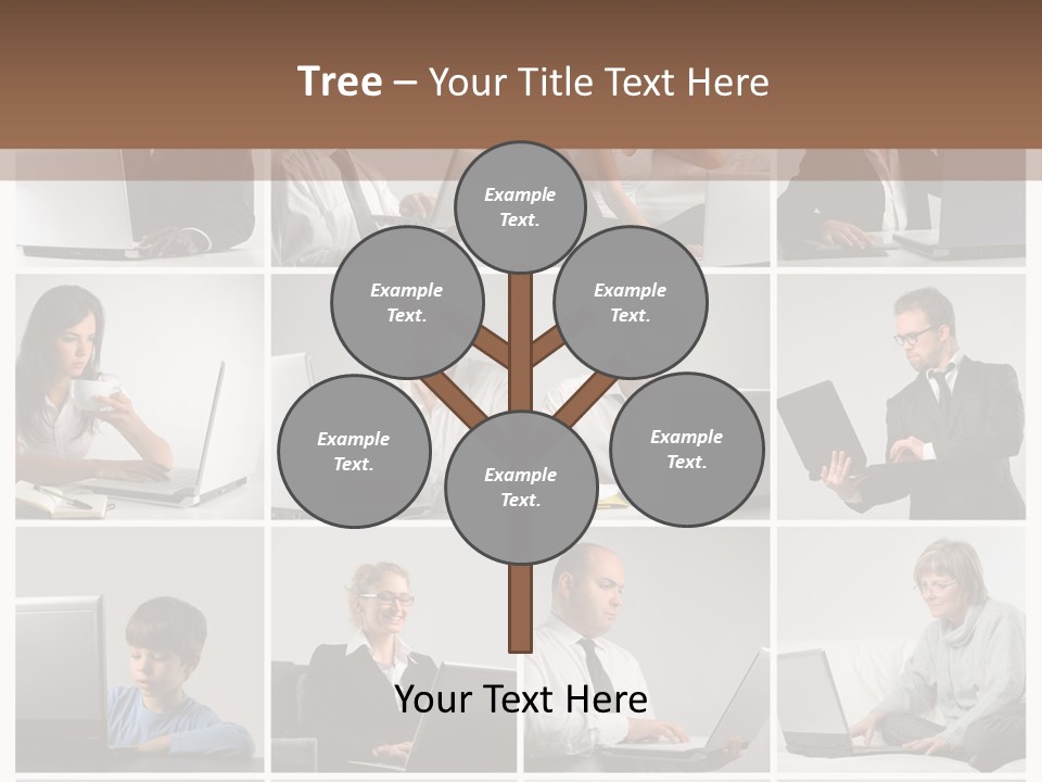 Laptop Computer Notebook PowerPoint Template