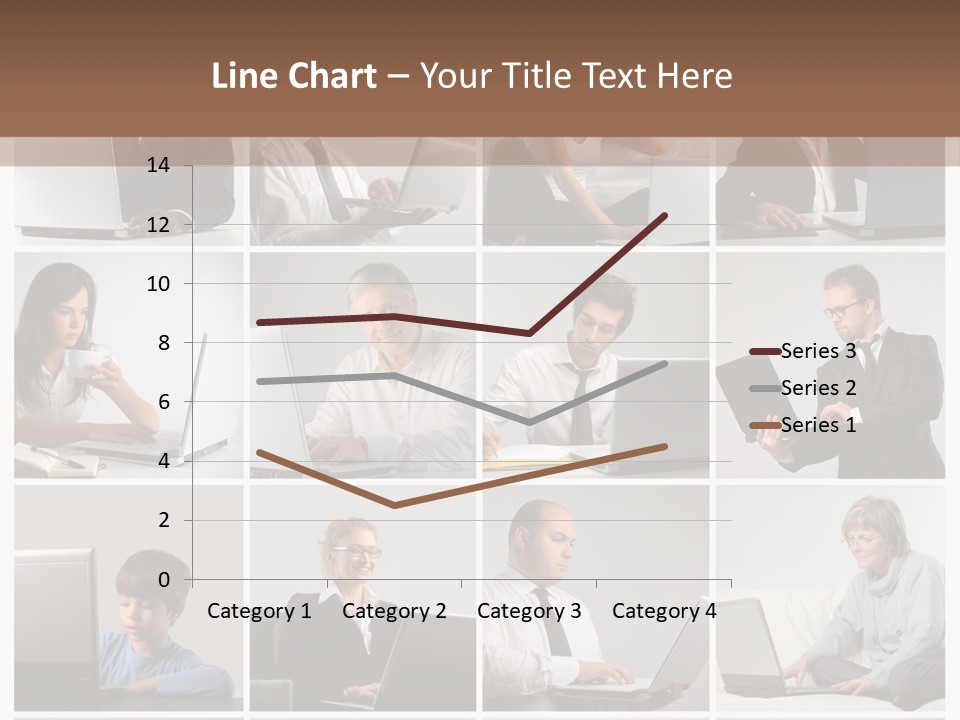 Laptop Computer Notebook PowerPoint Template