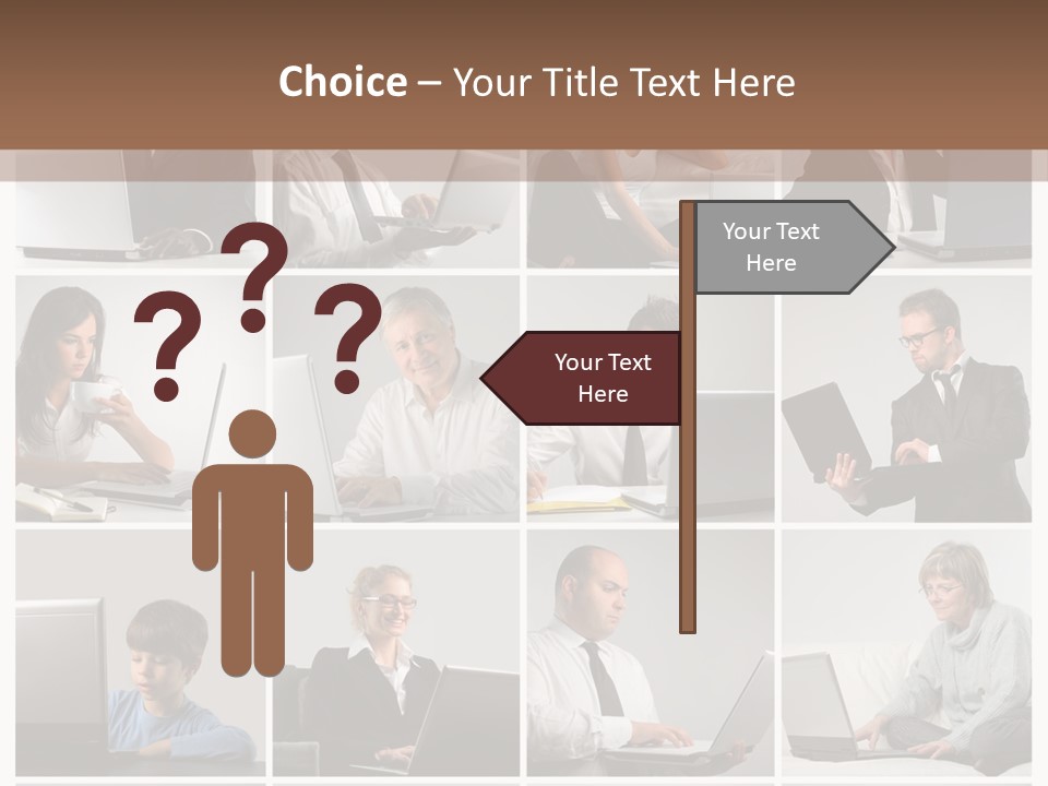 Laptop Computer Notebook PowerPoint Template