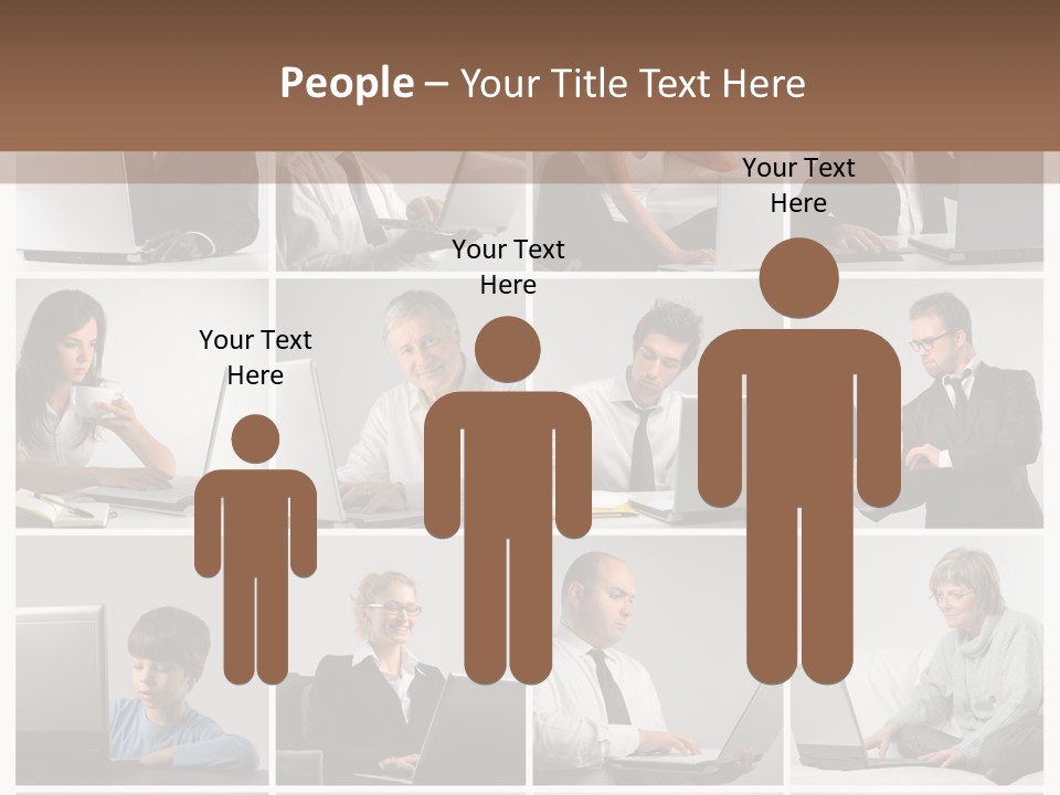 Laptop Computer Notebook PowerPoint Template