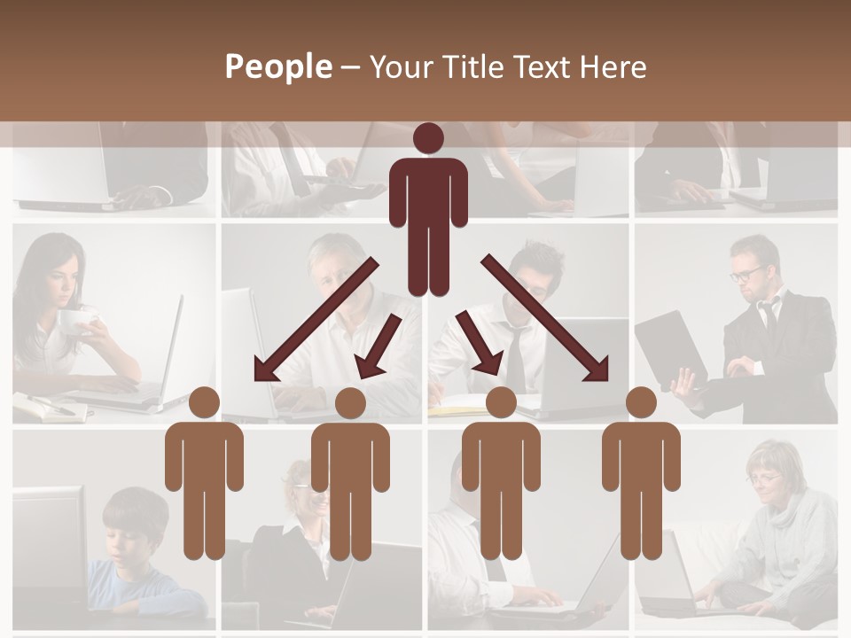 Laptop Computer Notebook PowerPoint Template