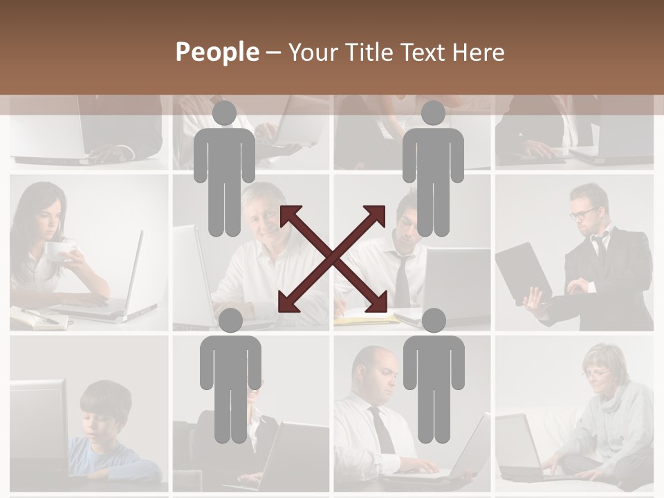 Laptop Computer Notebook PowerPoint Template