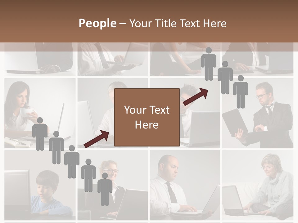 Laptop Computer Notebook PowerPoint Template