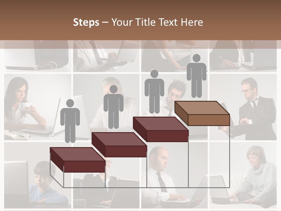Laptop Computer Notebook PowerPoint Template