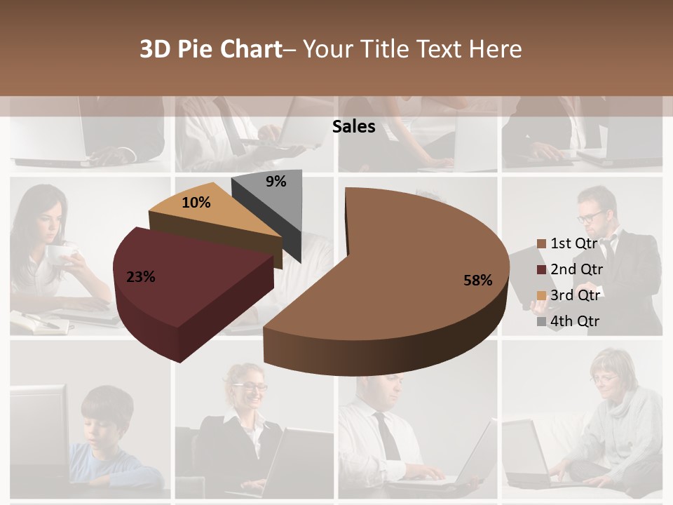 Laptop Computer Notebook PowerPoint Template