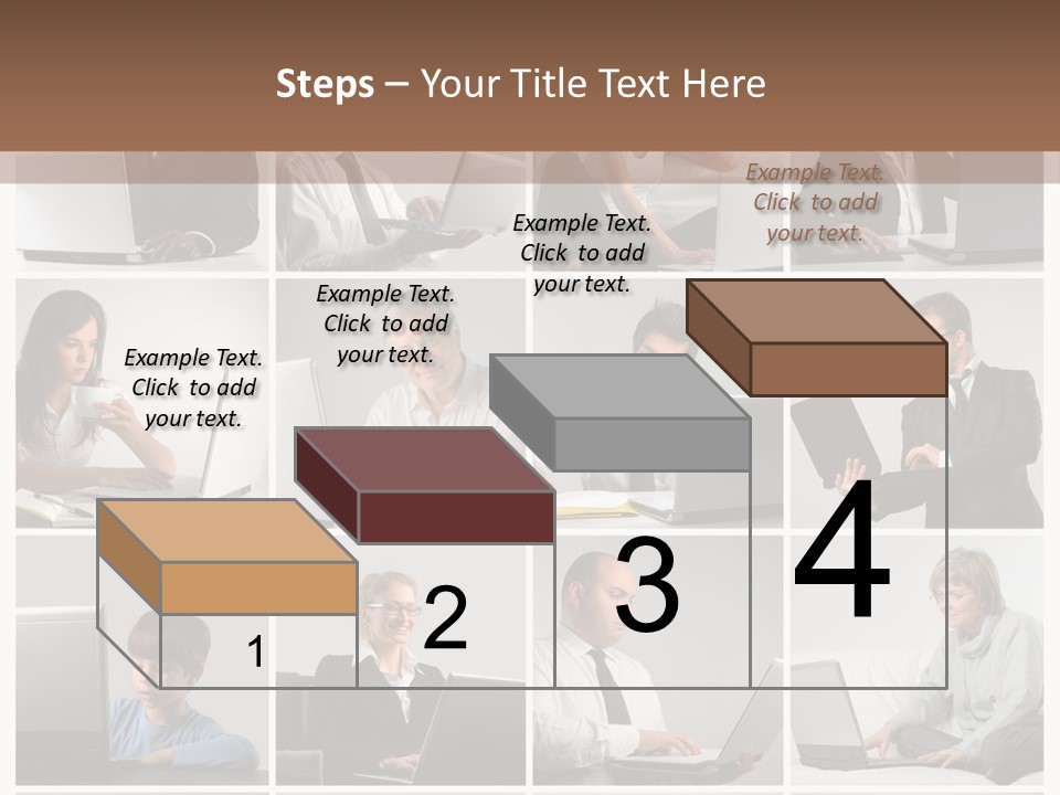 Laptop Computer Notebook PowerPoint Template