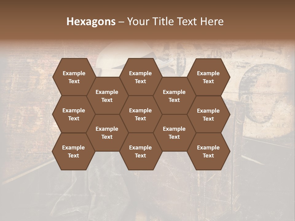 Brown Road Weathered PowerPoint Template