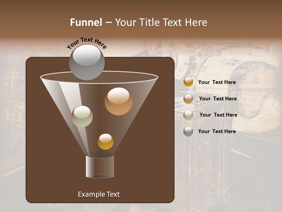 Brown Road Weathered PowerPoint Template