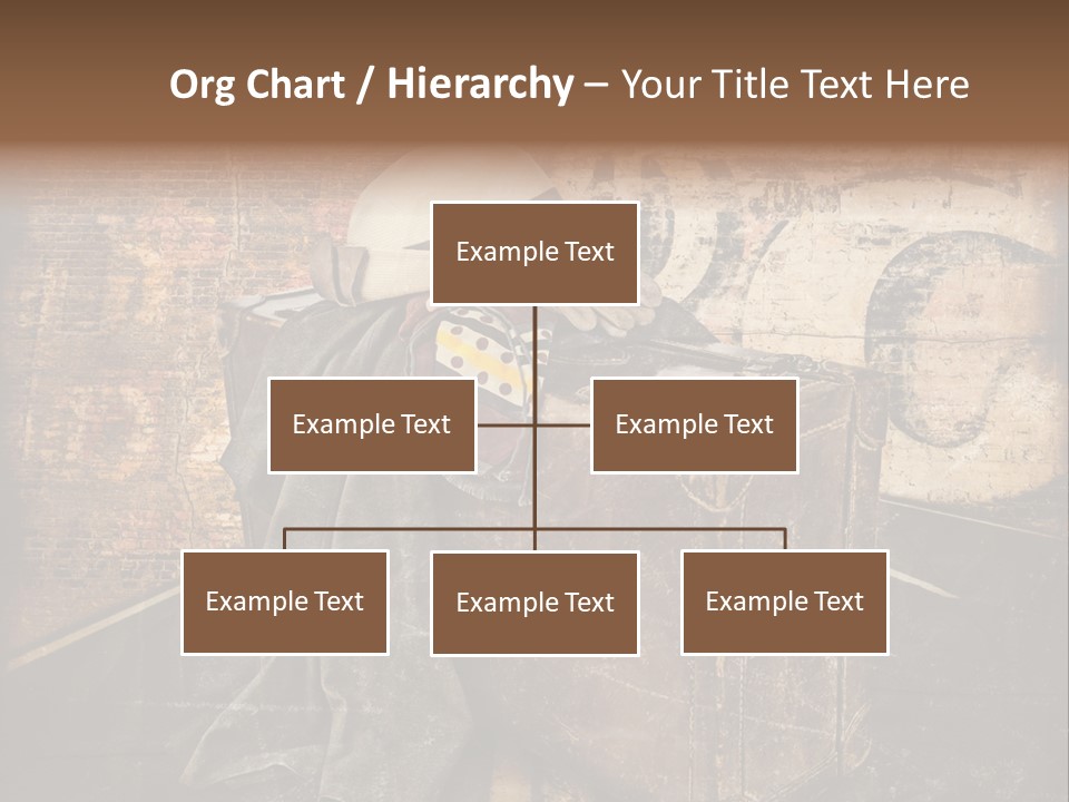 Brown Road Weathered PowerPoint Template
