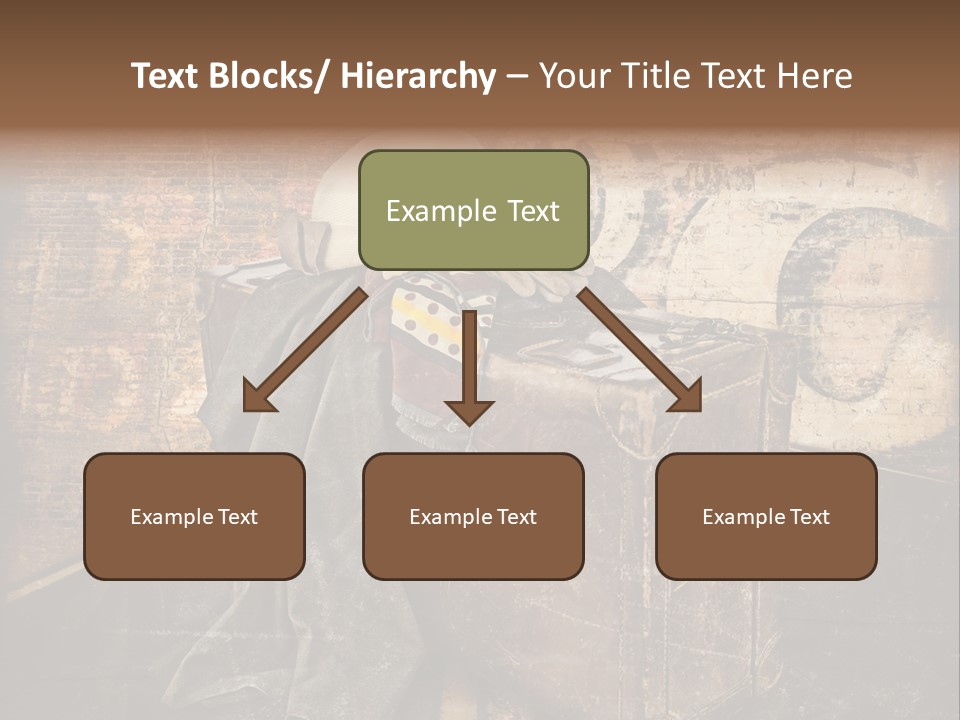 Brown Road Weathered PowerPoint Template