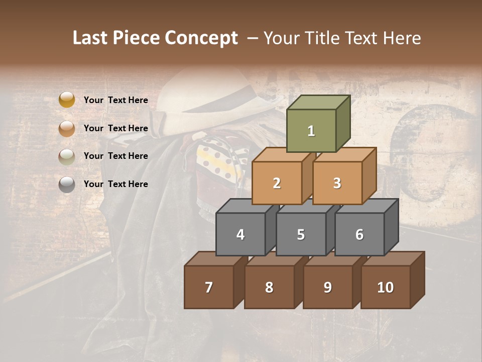 Brown Road Weathered PowerPoint Template