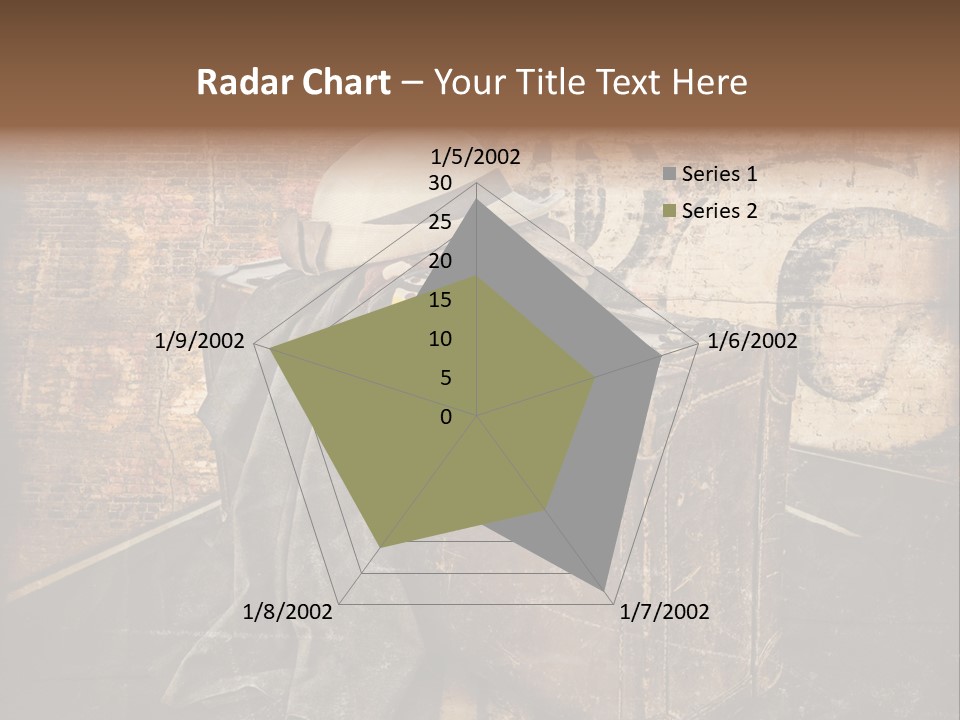 Brown Road Weathered PowerPoint Template