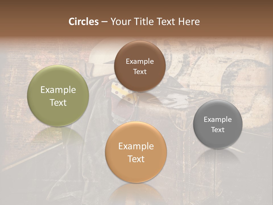 Brown Road Weathered PowerPoint Template