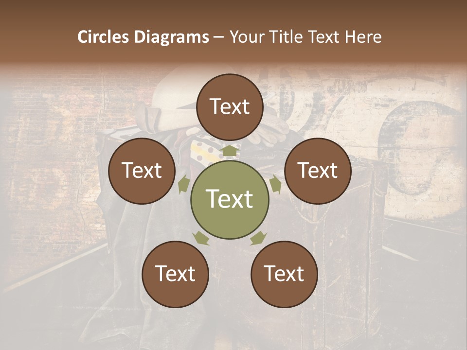 Brown Road Weathered PowerPoint Template