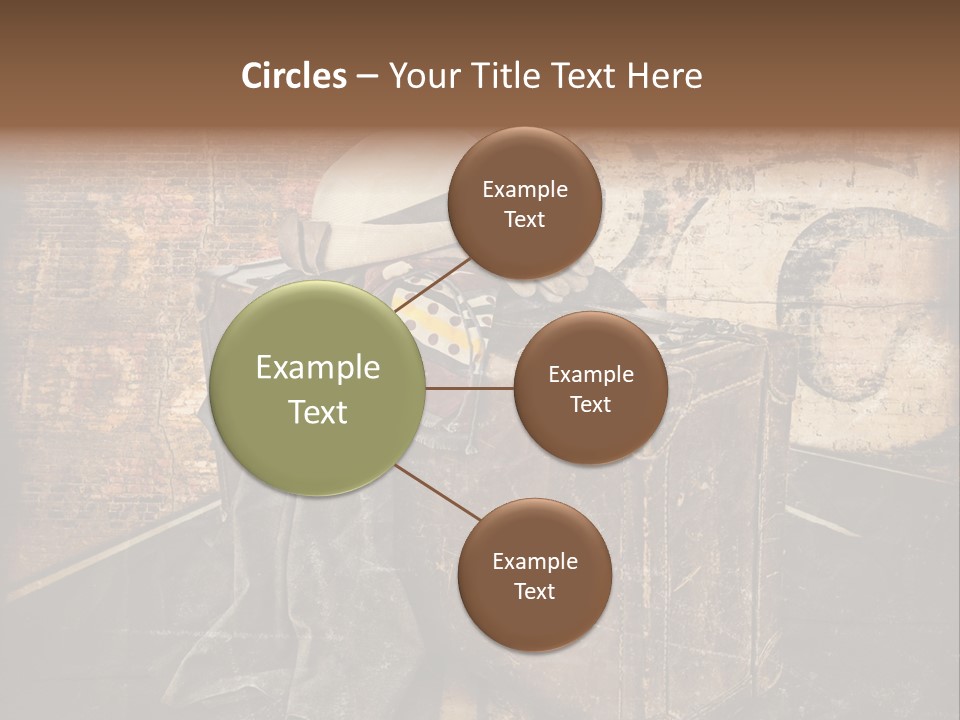 Brown Road Weathered PowerPoint Template