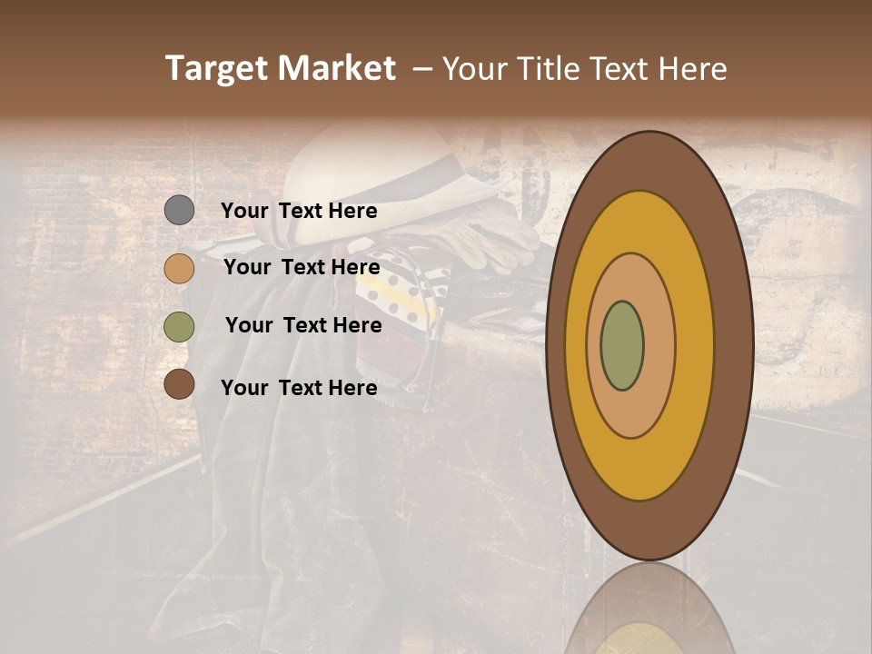 Brown Road Weathered PowerPoint Template