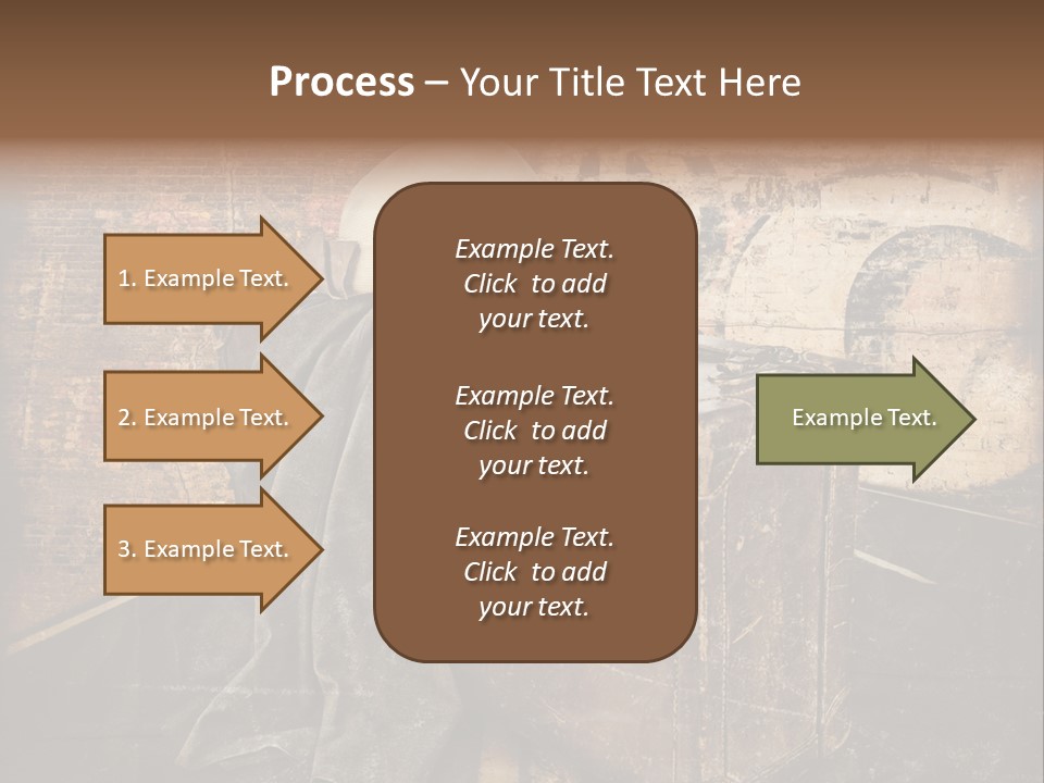 Brown Road Weathered PowerPoint Template