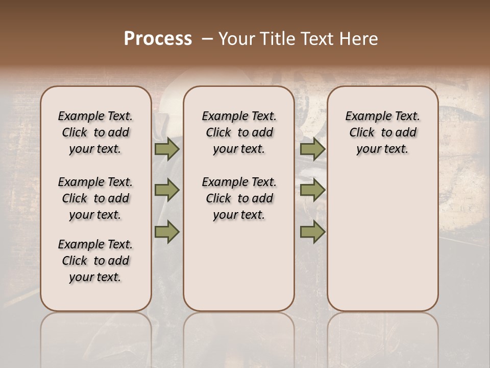 Brown Road Weathered PowerPoint Template