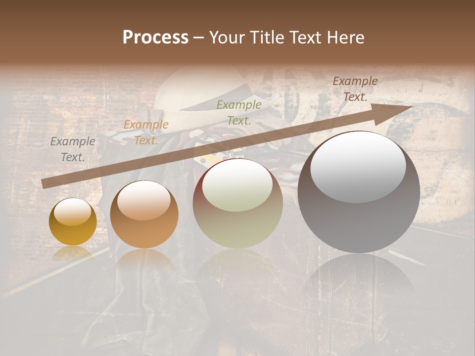 Brown Road Weathered PowerPoint Template