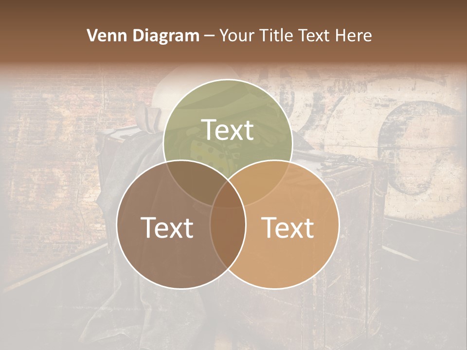 Brown Road Weathered PowerPoint Template