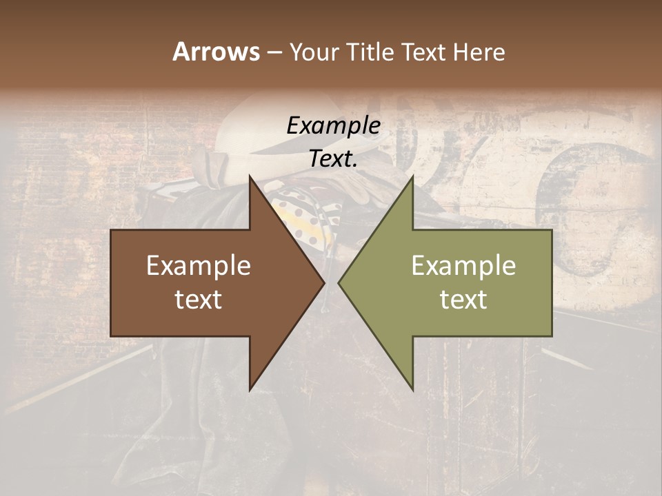 Brown Road Weathered PowerPoint Template