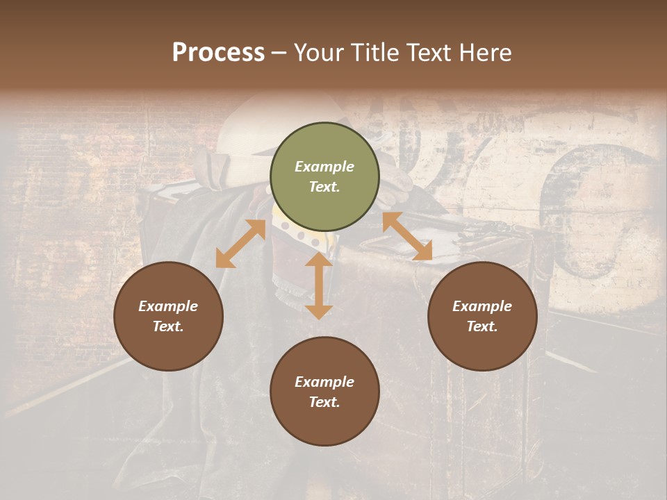 Brown Road Weathered PowerPoint Template