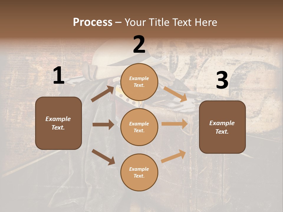 Brown Road Weathered PowerPoint Template
