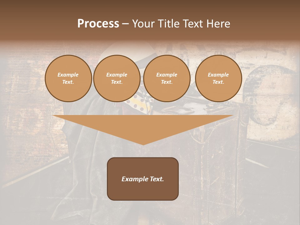 Brown Road Weathered PowerPoint Template