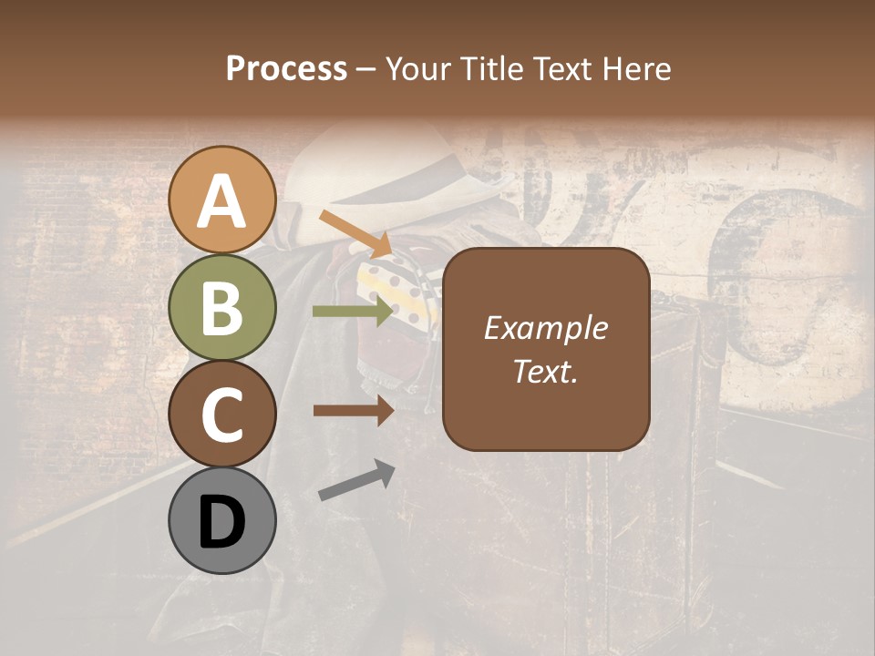 Brown Road Weathered PowerPoint Template