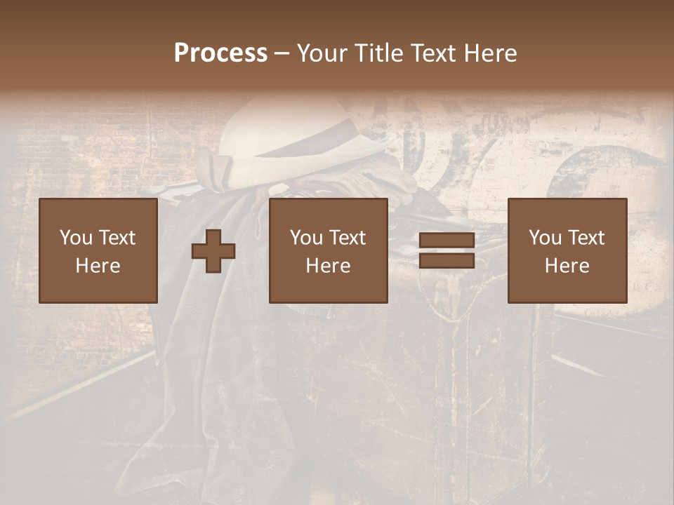 Brown Road Weathered PowerPoint Template