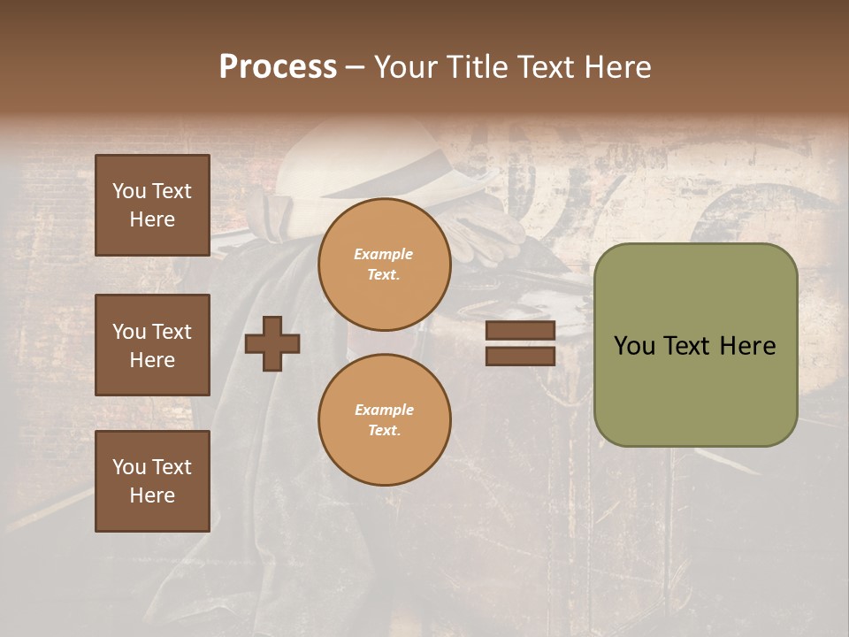 Brown Road Weathered PowerPoint Template