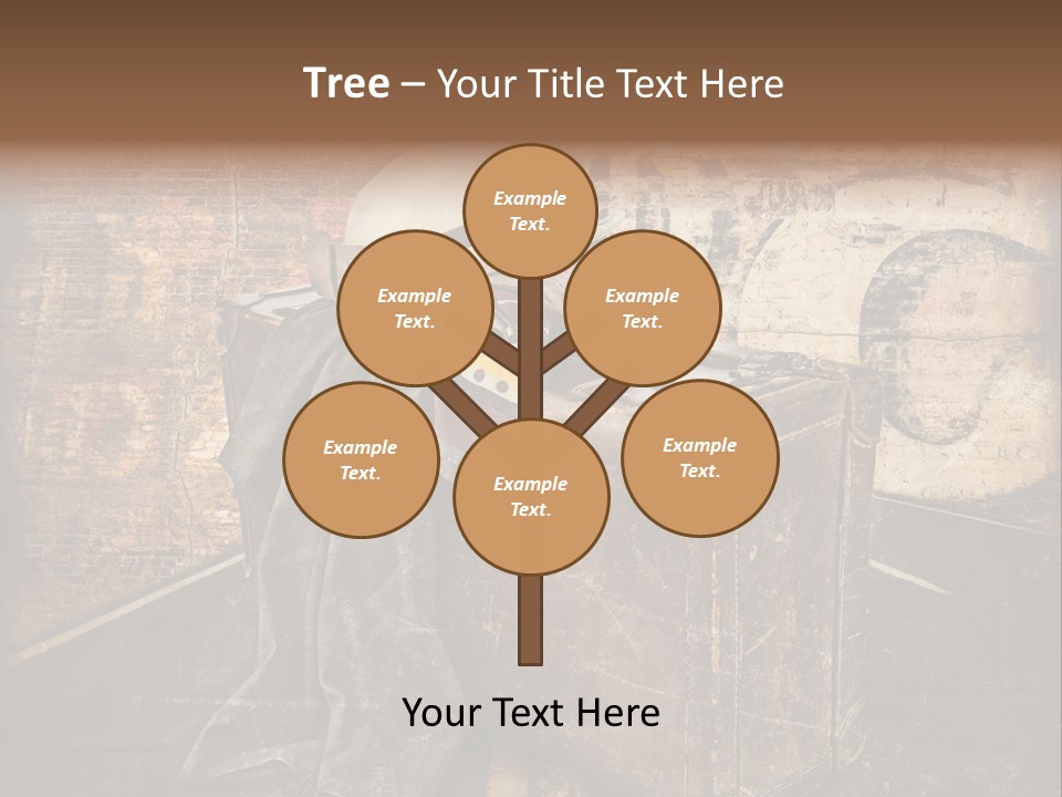 Brown Road Weathered PowerPoint Template