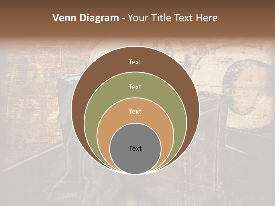 Brown Road Weathered PowerPoint Template