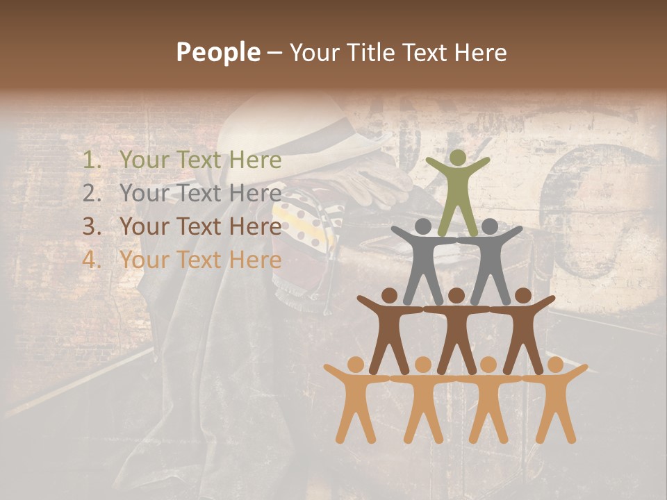 Brown Road Weathered PowerPoint Template