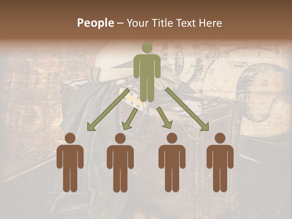 Brown Road Weathered PowerPoint Template