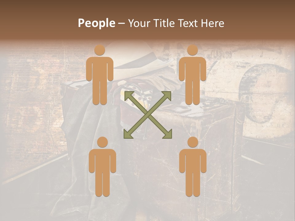 Brown Road Weathered PowerPoint Template