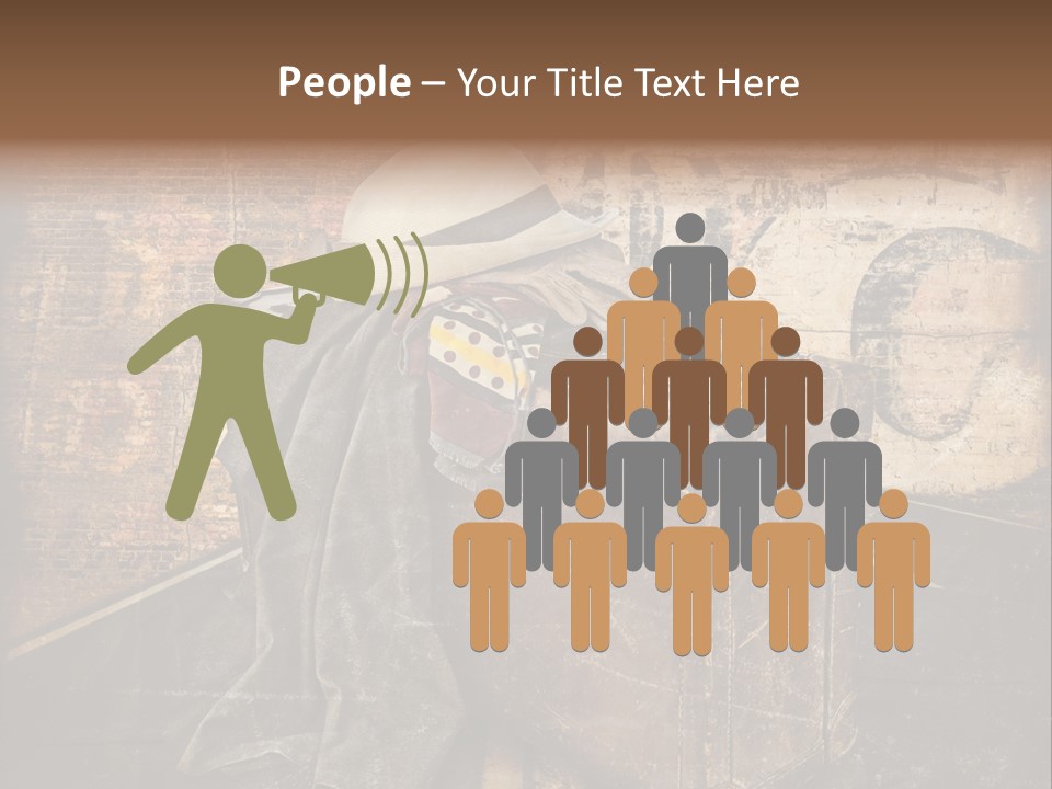 Brown Road Weathered PowerPoint Template