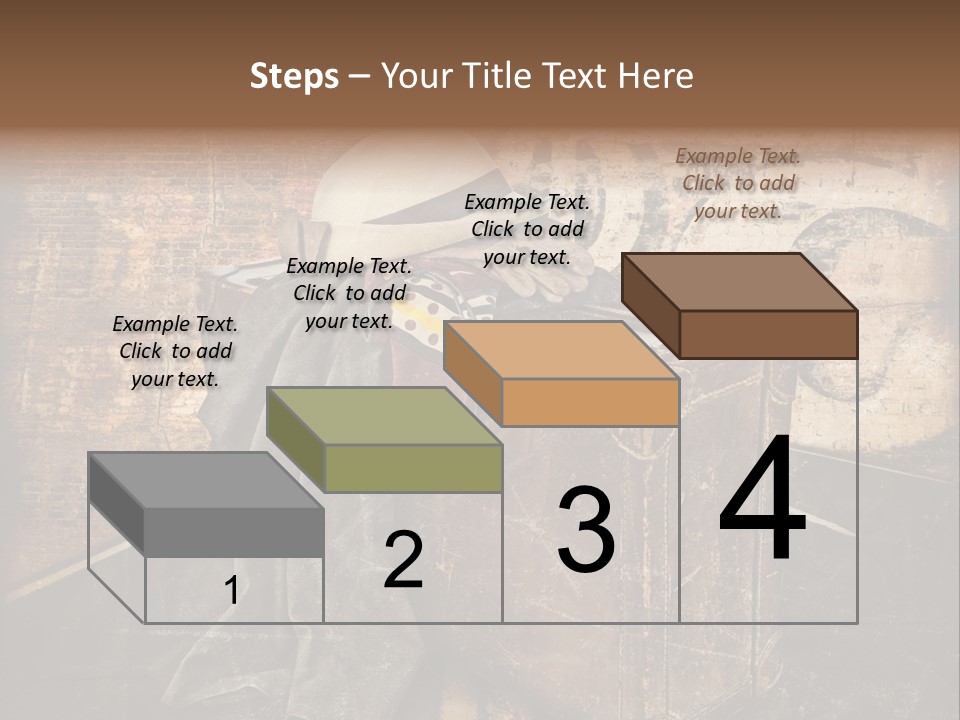 Brown Road Weathered PowerPoint Template