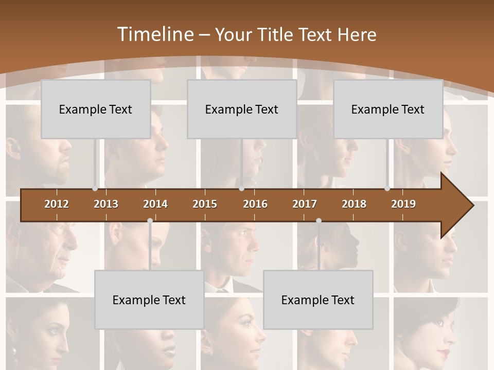 Group Square Diversity PowerPoint Template