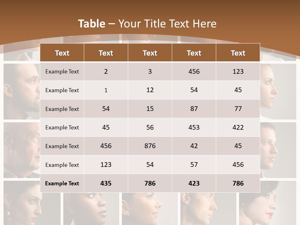 Group Square Diversity PowerPoint Template
