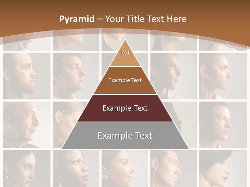 Group Square Diversity PowerPoint Template