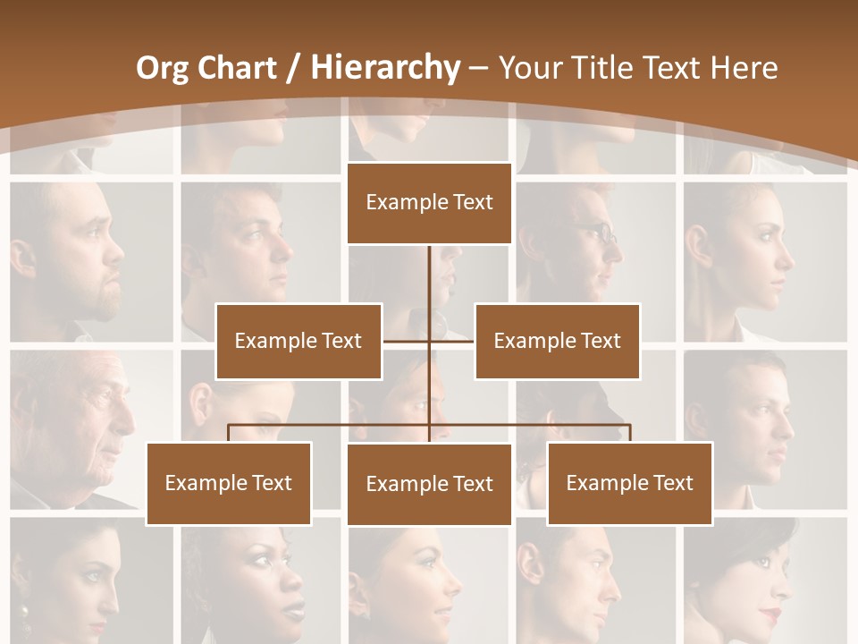 Group Square Diversity PowerPoint Template