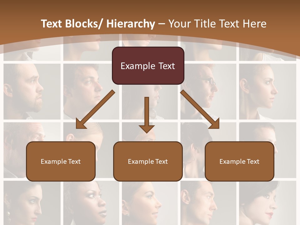 Group Square Diversity PowerPoint Template